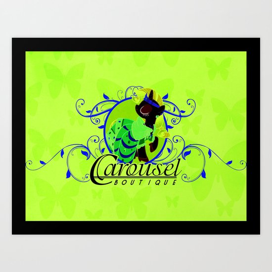 Carousel Boutique Art Print