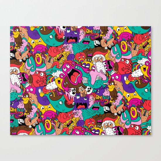 Oh No! Canvas Print