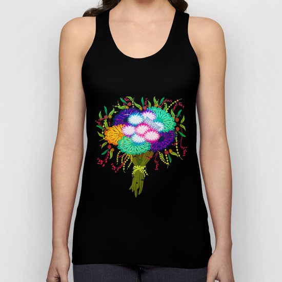 BOUQUET FLOWERS Unisex Tank Top