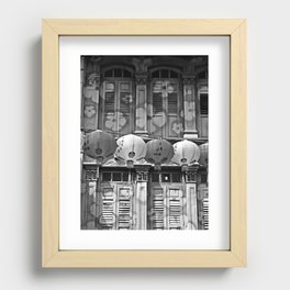 Singapore, China Town detail Recessed Framed Print