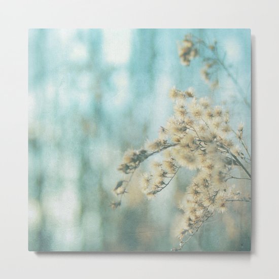 Golden Metal Print