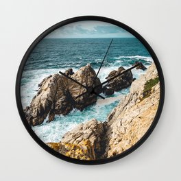 Cliffside at Point Lobos Wall Clock
