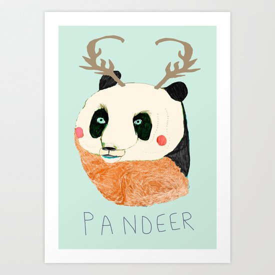 PANDEER :D Art Print