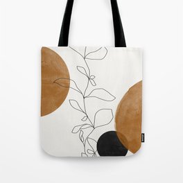 Abstract Plant Tote Bag