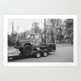 Vintage PNW Washington | Film Photography | Black and White Art Print