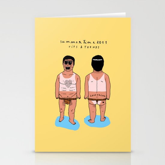 SUMMERTIME tips & trends Stationery Cards
