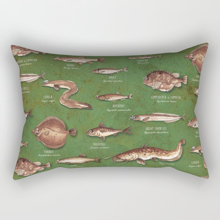 Fishes Rectangular Pillow