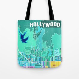 Hollywood, CA (Less Text) Tote Bag