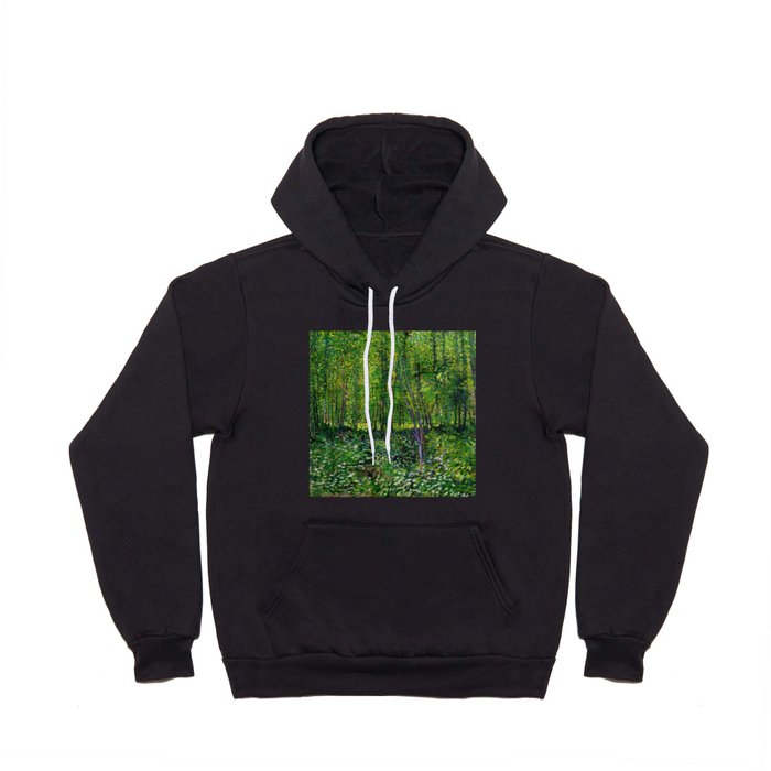 Van gogh green field Hoodie – Galartsy