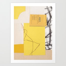 One Color Collection / Goldenrod Art Print