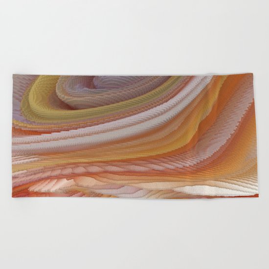 Abstract painting 123 Beach Towel