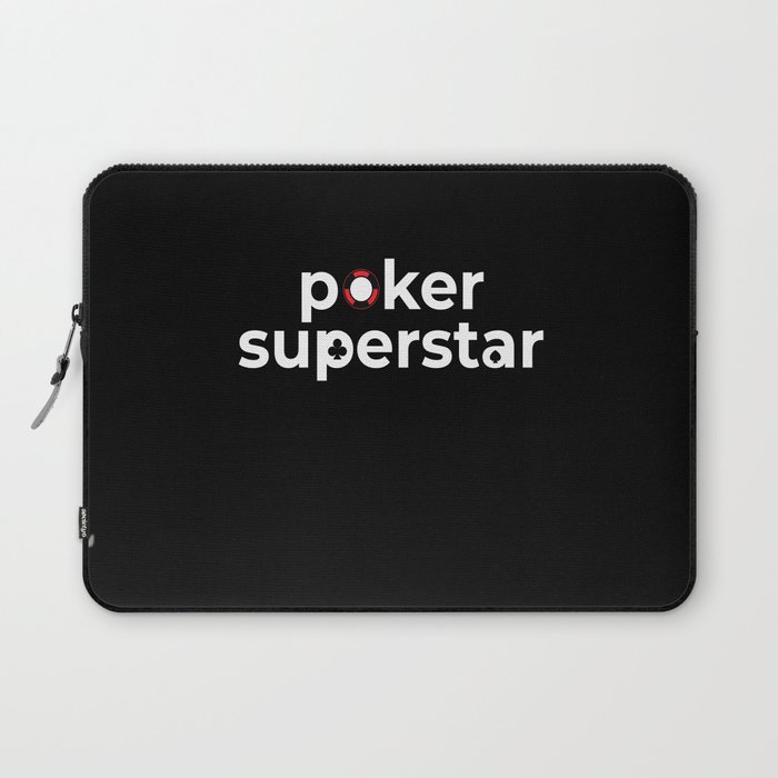 Poker Superstar Texas Holdem Laptop Sleeve