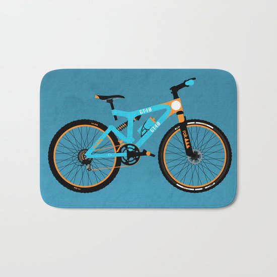 Mountain Bike Bath Mat