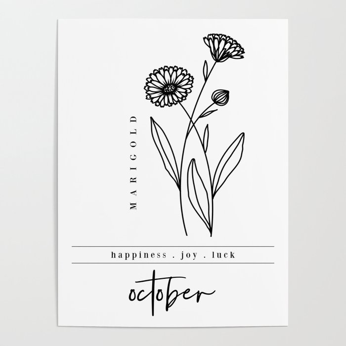October flower on sale