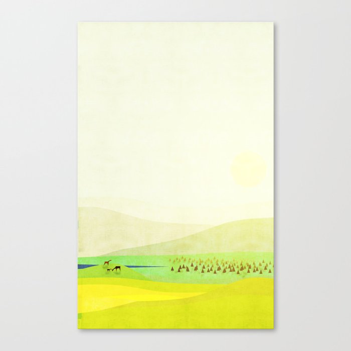 Minimal Meadow Redux Canvas Print