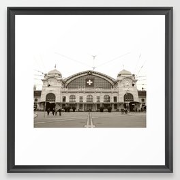 Basel Train Station Framed Art Print