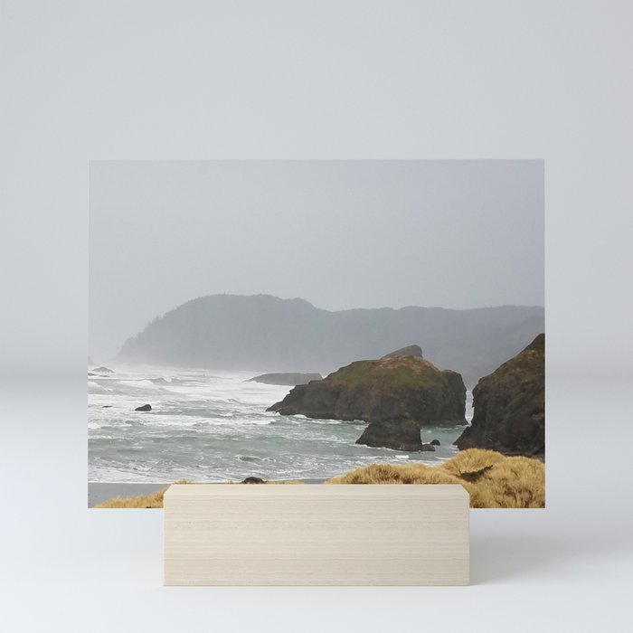 Oregon coast photography Mini Art Print
