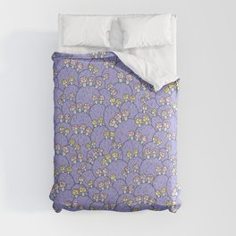 Lilac Cactus Garden Comforter