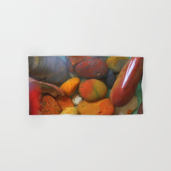 Colorful stones Hand & Bath Towel