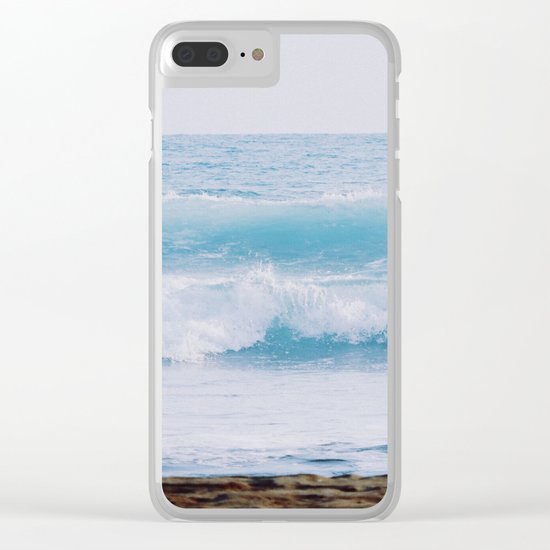 Pastel Ocean #waves Clear iPhone Case