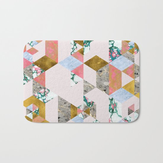 Geometry of Love #society6 #decor #buyart Bath Mat