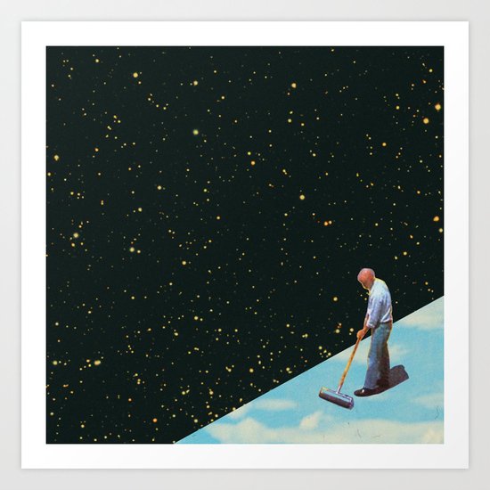 From night to day Art Print