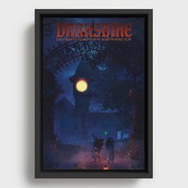 Darkshire (Novel cover) Framed Canvas