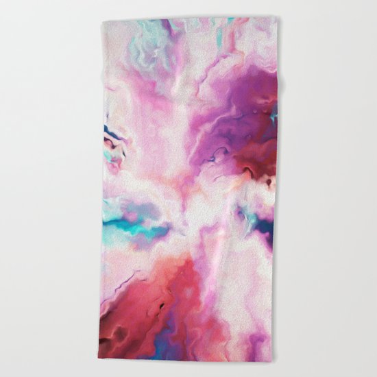The Absent Minded Artist #society6 #decor #buyart Beach Towel