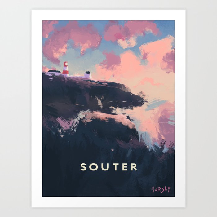 Souter Travel Poster Art Print