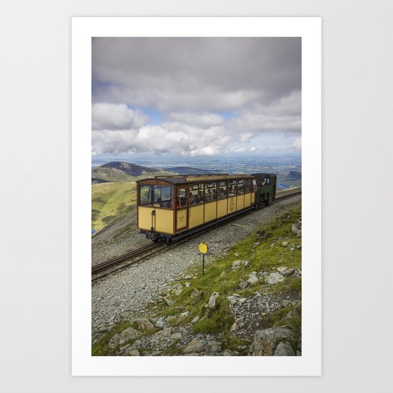 Train To Snowdon Art Print