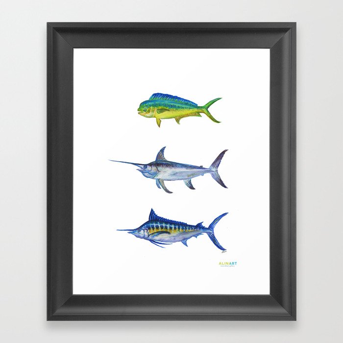 Fish Framed Art Print