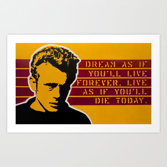 James Dean #1 Art Print