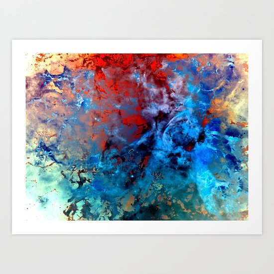 α Comae Berenices Art Print