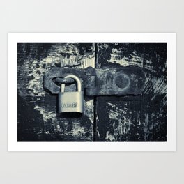 Locked ..... Art Print | Photo, Black and White, Digital 