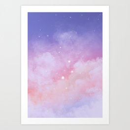 Pastel Sky #1 Art Print