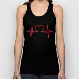 EKG Heart Tank Top