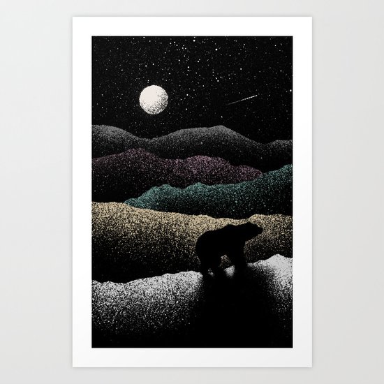 Wandering Bear Art Print