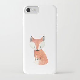Jacob the cute little fox iPhone Case