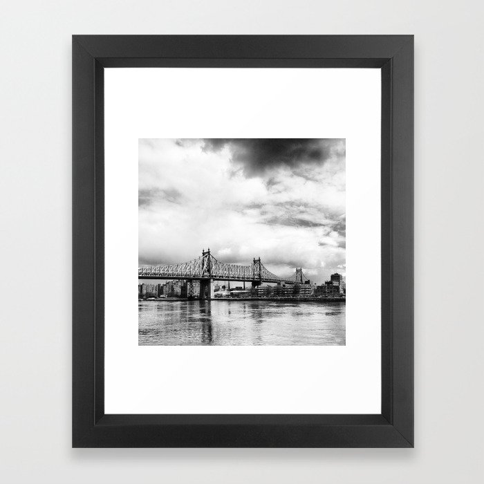 Queensboro Bridge. Framed Art Print