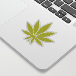 Cannabis Leaf Sticker
