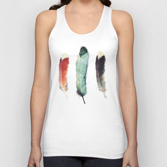 Feathers Unisex Tank Top