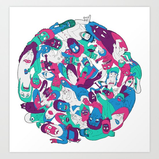 Goon Ball Art Print