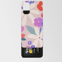 Pink Florals Android Card Case