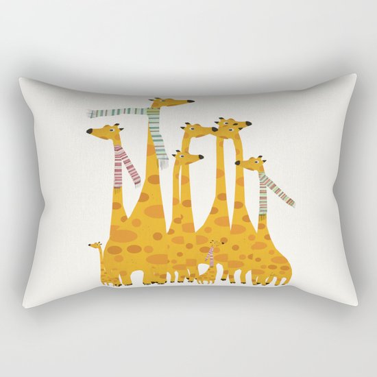 giraffe do disco Rectangular Pillow