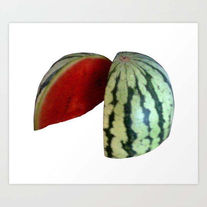 Watermelon Duo Art Print