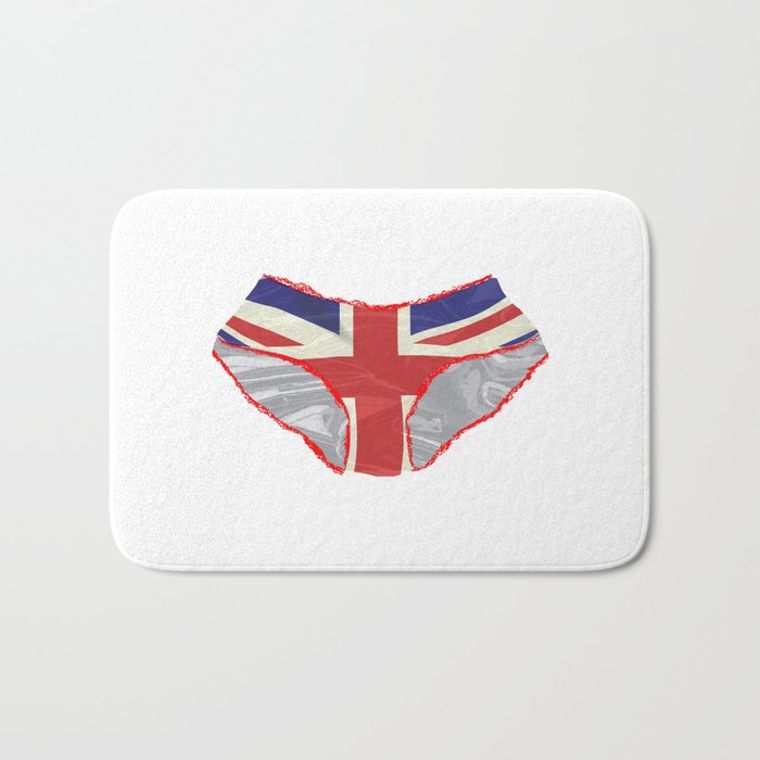 Union Jack Knickers Bath Mat By Homestead Society6