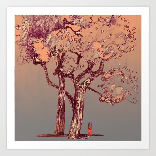 once upon a time Art Print