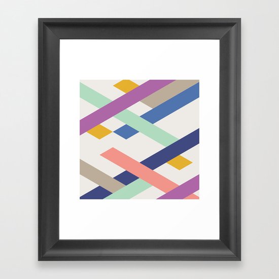 Overlay Framed Art Print
