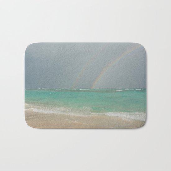 Double rainbow Punta cana Bath Mat