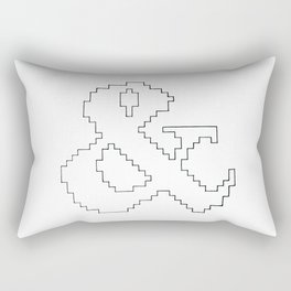 Ampersand pixel Rectangular Pillow
